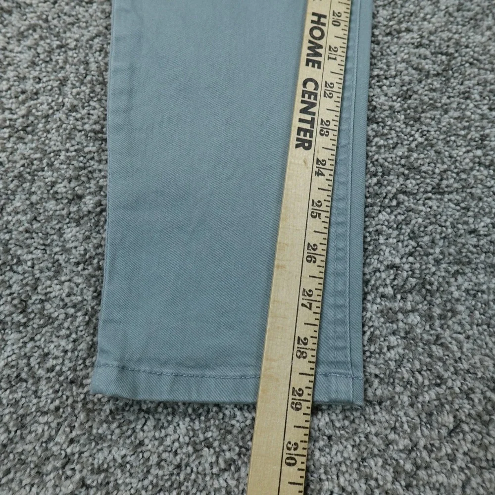 Democracy Pants Womens 12 Blue Ab Technology Skinny Stretch Chino Slim Fit